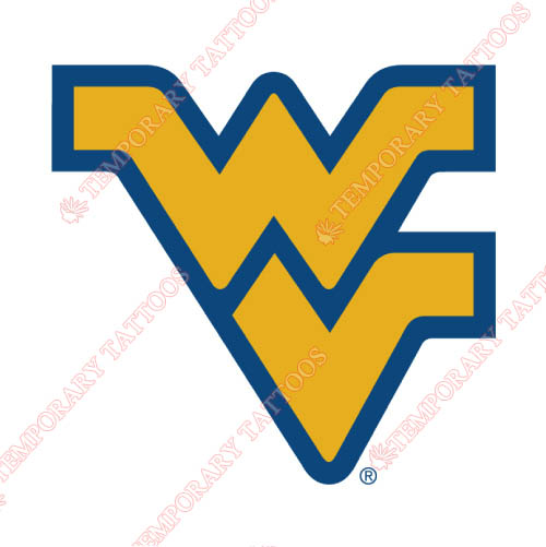 West Virginia Mountaineers Customize Temporary Tattoos Stickers NO.6935